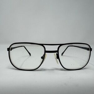 ArtCraft USA Aviator Eyeglasses Black Metal Frames Only 52 18 140